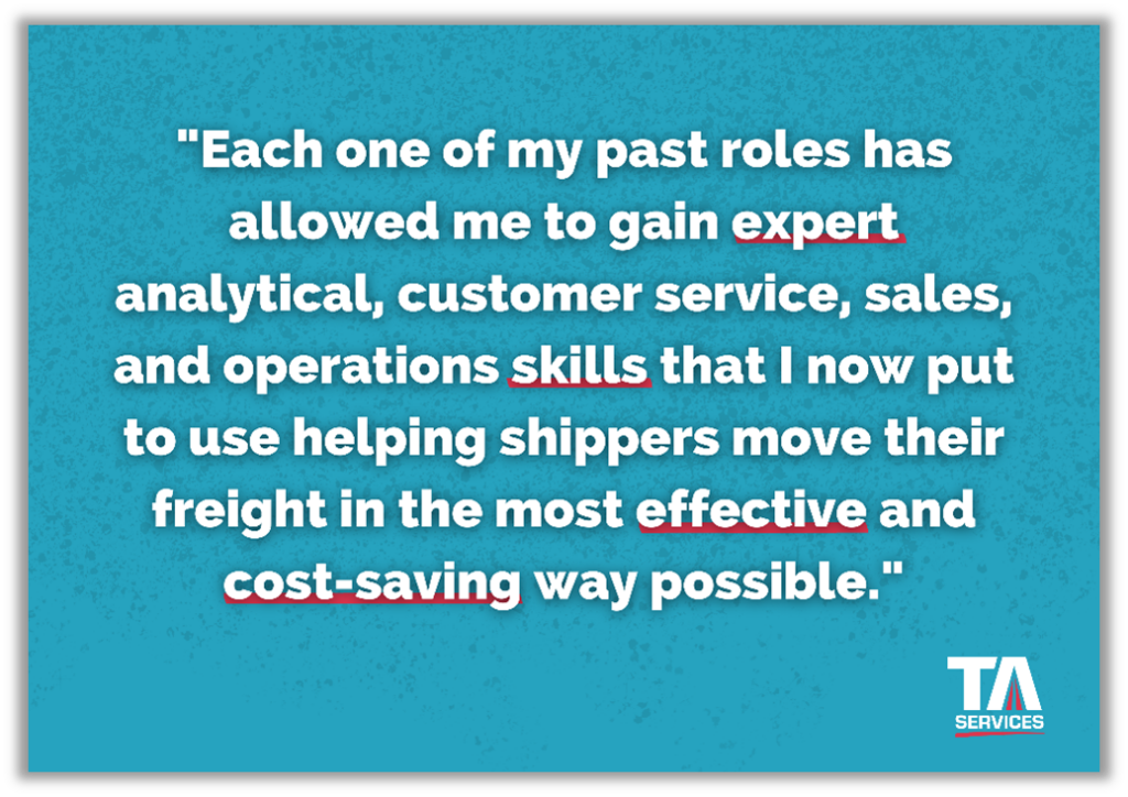 Quote about experience and helping customers from Brian Malinowski