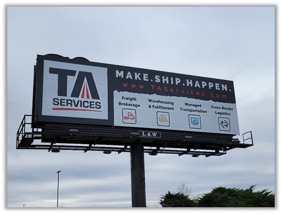 Make. Ship. Happen. Billboard