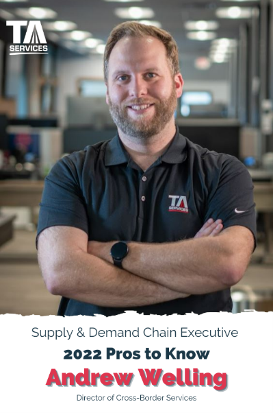Supply & Demand Chain Executive 2022 Pros to Know, Andrew Welling